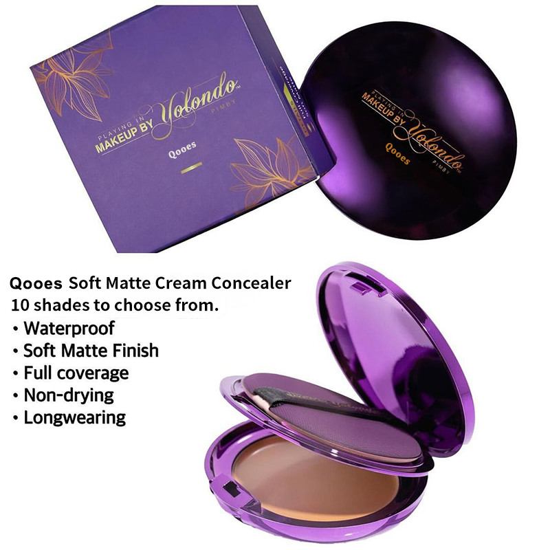 Final 3 Hours: 60%OFF-Qooes™ Soft Matte Cream Concealer with Brush FREE !🎁