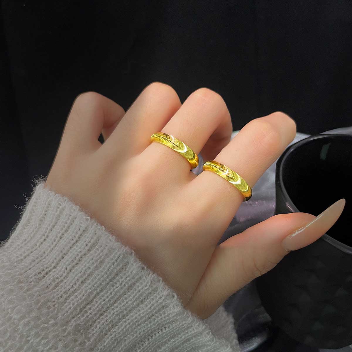 đ„LAST DAY SALE-80% OFF) DIYSTAR Lymphatic magnetic therapy cats eye ring