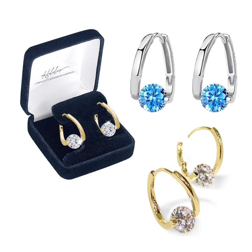 (🔥LAST DAY SALE-80% OFF🔥)Histone Lymphvity MagneTherapy Germanium Earrings