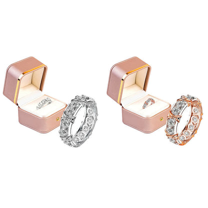 Histone Magnetology Moissanite Diamond Ring（Limited time discount 🔥 last day）