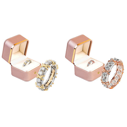 Histone Magnetology Moissanite Diamond Ring（Limited time discount 🔥 last day）