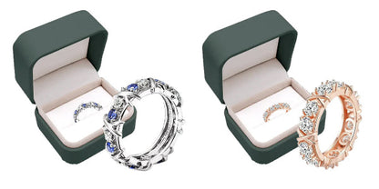 Histone Magnetology Moissanite Diamond Ring（Limited time discount 🔥 last day）