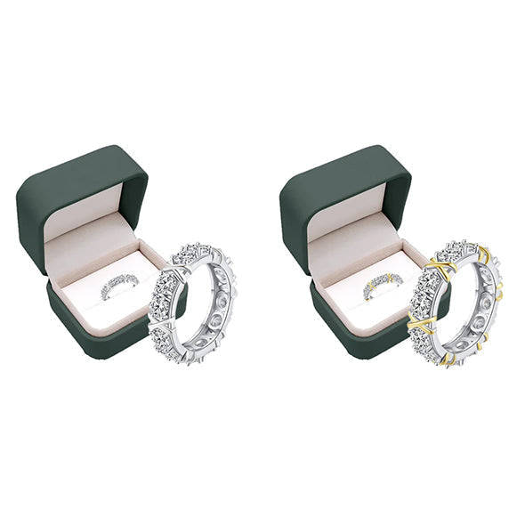 Histone Magnetology Moissanite Diamond Ring（Limited time discount 🔥 last day）
