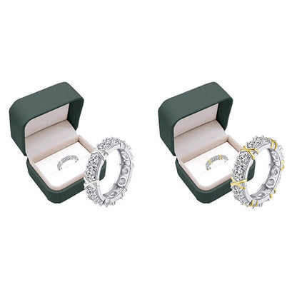 Histone Magnetology Moissanite Diamond Ring（Limited time discount 🔥 last day）